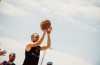 Alex v akci při 3pt Shootout na pražském kole ČSP.