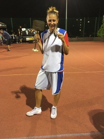 Petra s trofejí pro nejlepší střelkyni PSLka ´17.